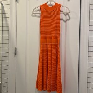 Bright orange Milly dress - petite